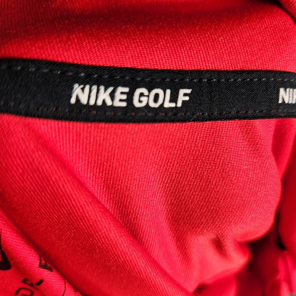 Nike Golf Polo Shirt Mens XL Red Excellent Texas Rangers MLB Dri-FIT 942881-657 - Picture 5 of 11